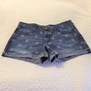 Faded Glory Jeans Denim and Stars Shorts size 16